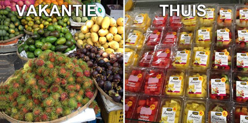fruit in Vietnam en fruit thuis